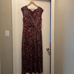 Meri Skye Paisley Maxi Dress
